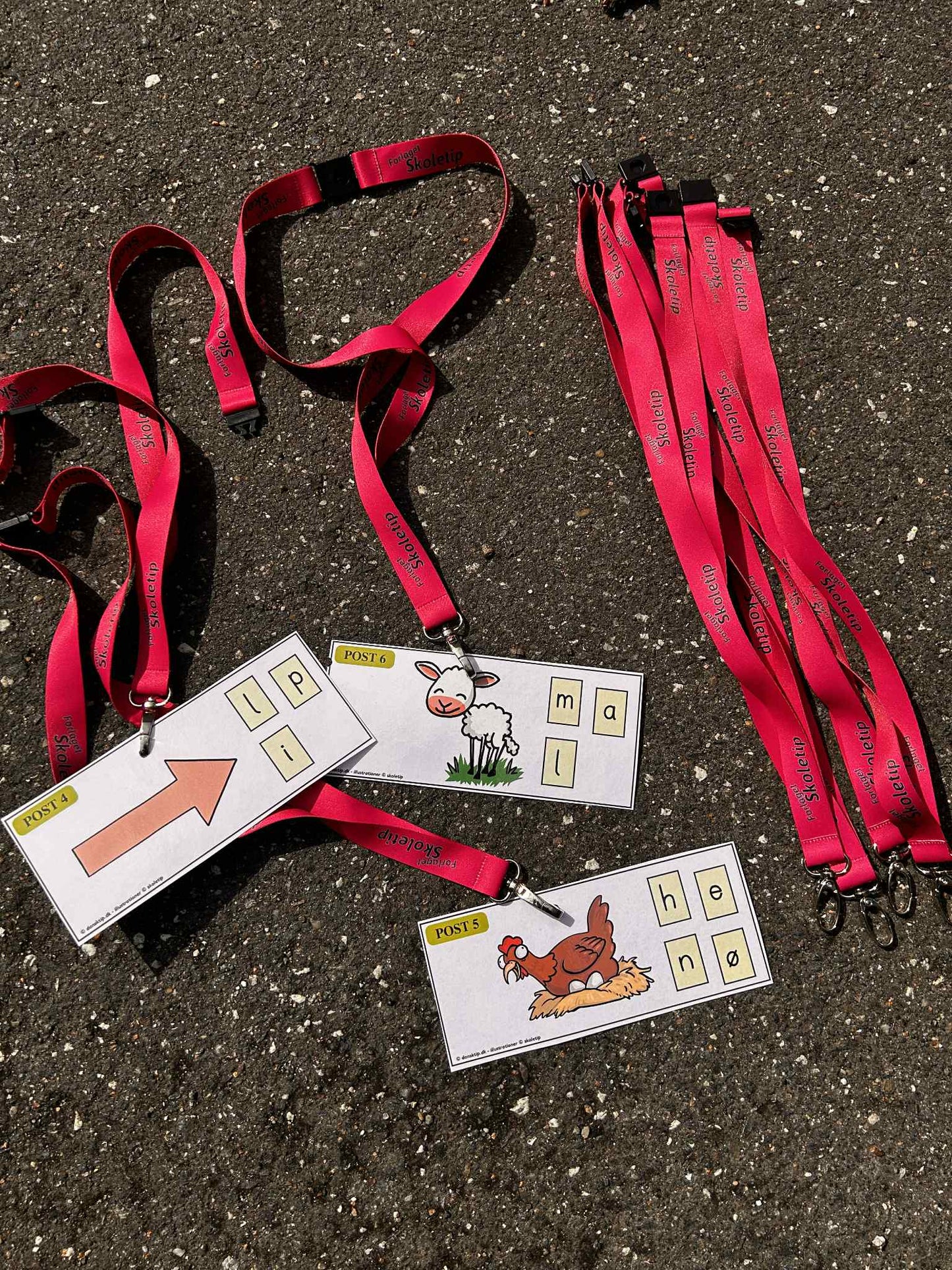 20 stk. keyhangers til posteløb m.m.